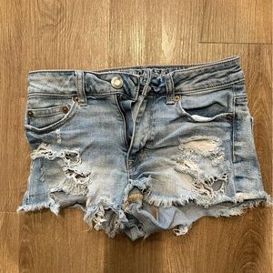 American eagle high rise festival shorts